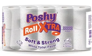 Roll Xtra Toilet Tissue Unwrapped